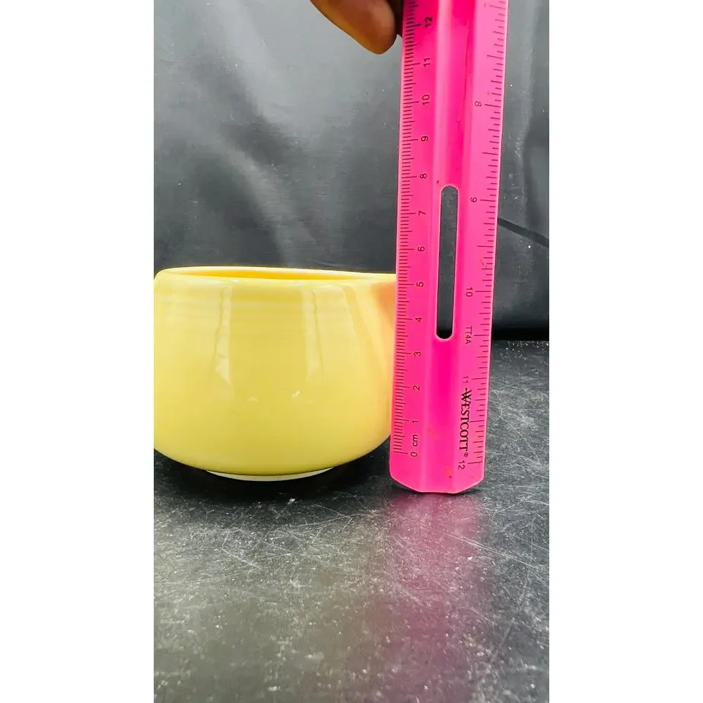 โ Vintage 12 Fiesta Ware Cup Saucer Creamer Set Colorful Ceramic Retro Kitchen - Picture 4 of 8